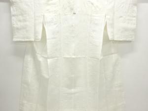 アンティーク　本麻すかし織草葉模様長襦袢